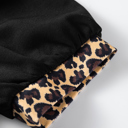  Wild Noir Zip-Collar Mini Dress