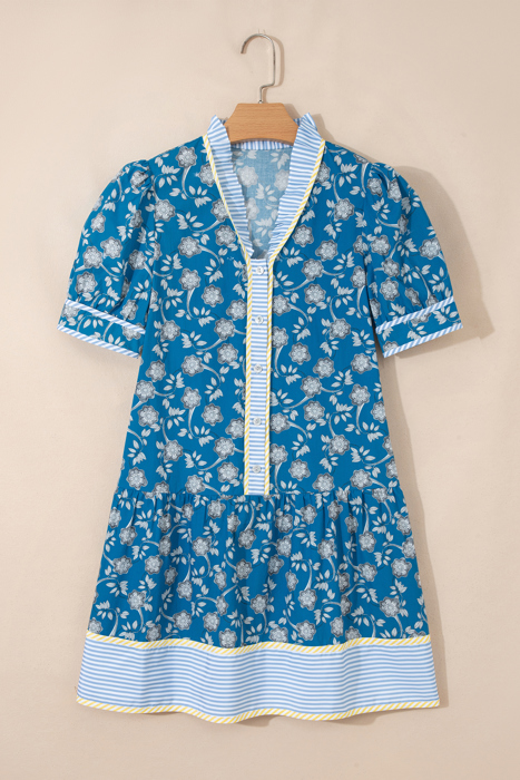 Bluebell Harbor Ruffle Dress