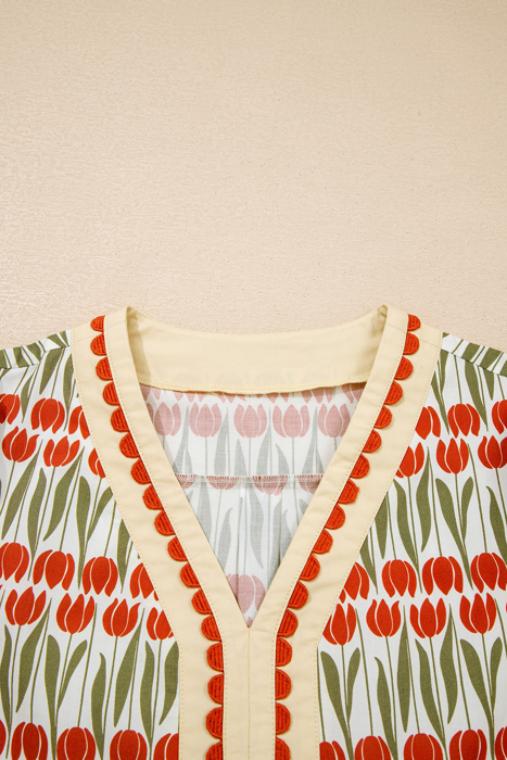 Tulip Grove Scallop Mini Dress