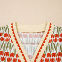  Tulip Grove Scallop Mini Dress