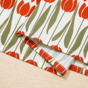  Tulip Grove Scallop Mini Dress