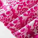  Hot Pink Ikat Heart Mini Dress