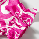  Hot Pink Ikat Heart Mini Dress