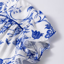  Blue Willow Breeze Tiered Midi Dress