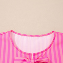  Pink Lemonade Bow Babydoll Dress