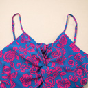  Vivid Floral Twist Maxi Dress