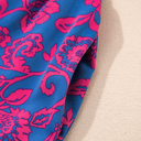  Vivid Floral Twist Maxi Dress