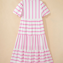  Pink Lemonade Promenade Midi Dress