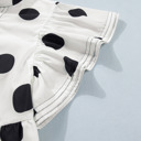  Midnight Dot Charm Mini Dress