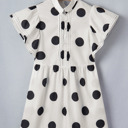  Midnight Dot Charm Mini Dress