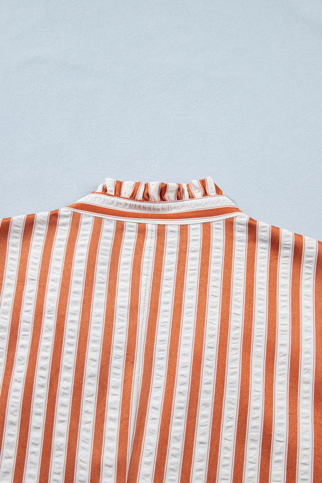 Caramel Coast Seersucker Shift Dress