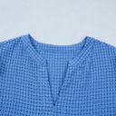  Sky Gingham Tie-Sleeve Midi Dress