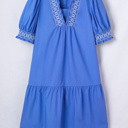  Coastal Charm Smocked Mini Dress