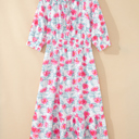  Rosalie Bloom Smocked Midi Dress