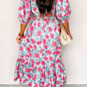  Rosalie Bloom Smocked Midi Dress