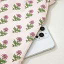  Blushing Meadow Scallop Midi Dress