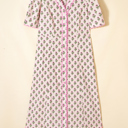  Blushing Meadow Scallop Midi Dress