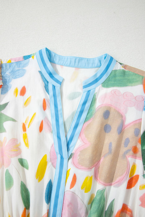 Sunlit Garden Breeze Midi Dress