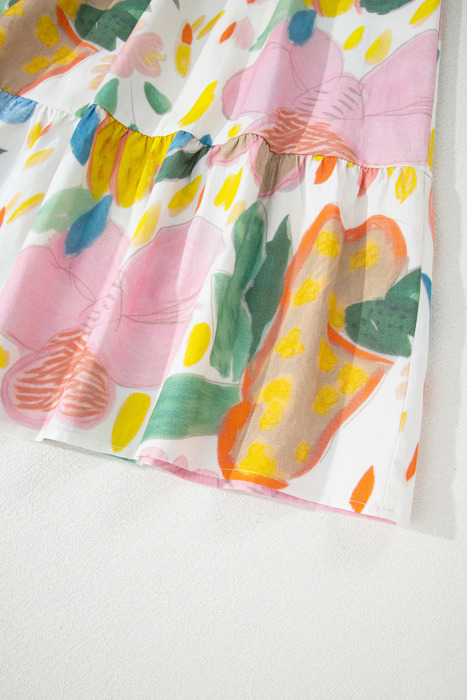 Sunlit Garden Breeze Midi Dress