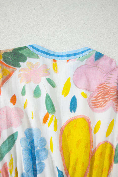 Sunlit Garden Breeze Midi Dress