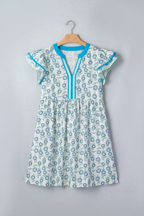 Bluebell Breeze Flutter Dress