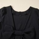  Midnight Bow Affair Mini Dress