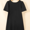  Midnight Bow Affair Mini Dress