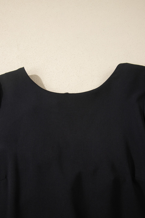 Midnight Bow Affair Mini Dress