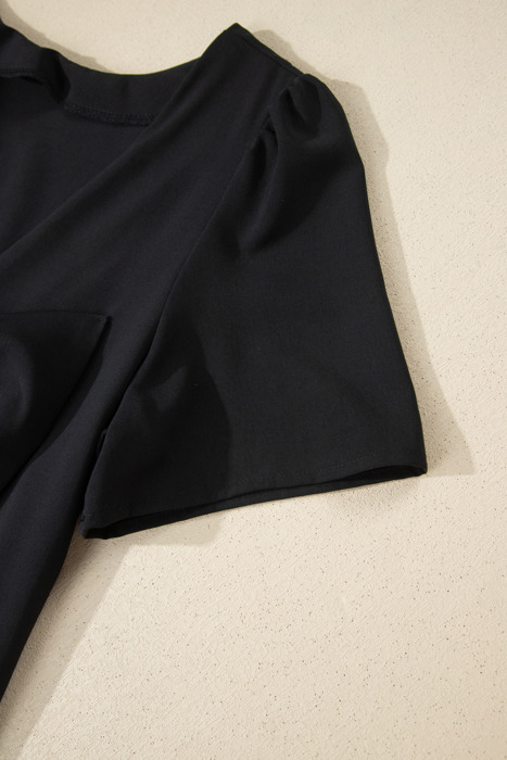 Midnight Bow Affair Mini Dress