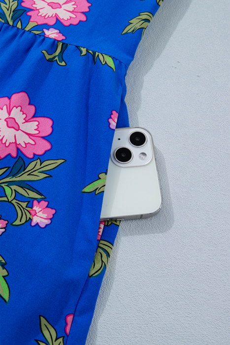 Midnight Bloom Swing Dress