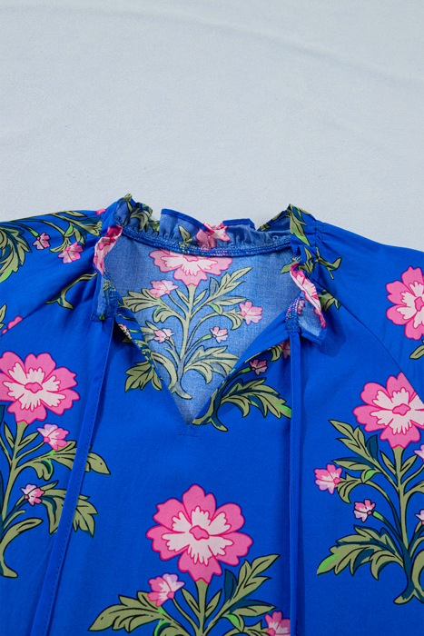 Midnight Bloom Swing Dress