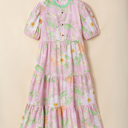  Blush Garden Tea Party Maxi Dress