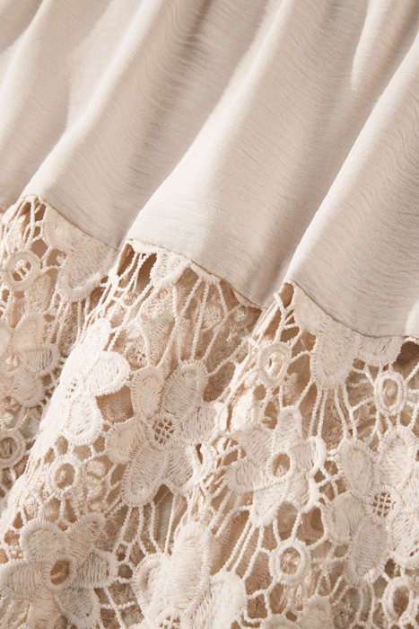 Ivory Bloom Lace Whisper Dress