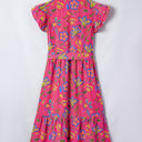  Fiesta Bloom Ruffle Midi Dress