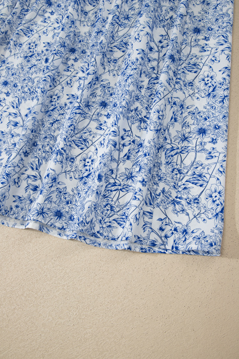 Bluebell Manor Tie-Shoulder Maxi Dress
