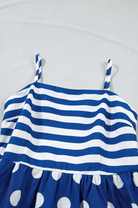 Santorini Seaside Charm Maxi Dress