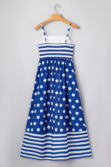 Santorini Seaside Charm Maxi Dress
