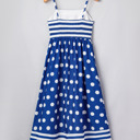  Santorini Seaside Charm Maxi Dress