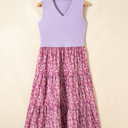  Lavender Bloom Harmony Maxi Dress