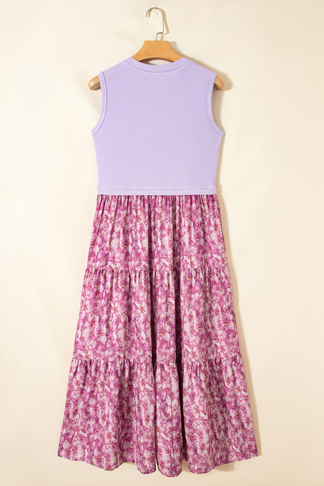 Lavender Bloom Harmony Maxi Dress