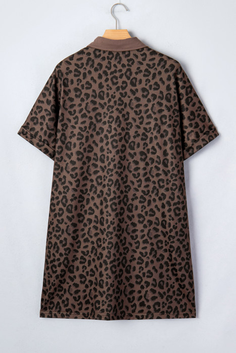 Wild Cocoa Polo Dress