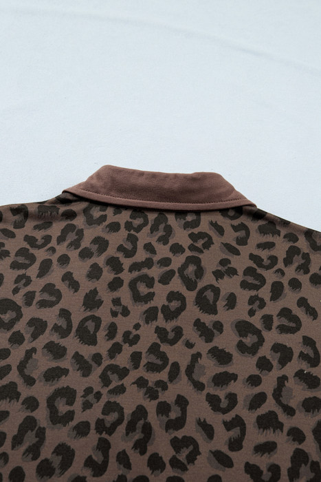 Wild Cocoa Polo Dress