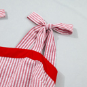  Cherry Coastline Tie-Shoulder Maxi Dress