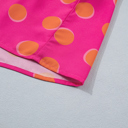  Pink Lemonade Polka Dot Midi Dress