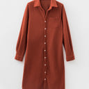  Autumn Hearth Corduroy Shirt Dress