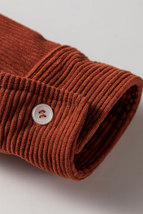 Autumn Hearth Corduroy Shirt Dress