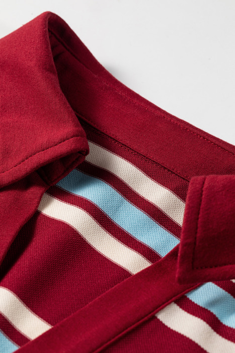Varsity Spirit Stripe Polo Dress
