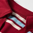  Varsity Spirit Stripe Polo Dress