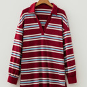  Varsity Spirit Stripe Polo Dress