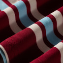  Varsity Spirit Stripe Polo Dress